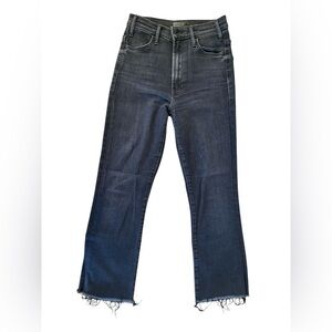 Mother Jeans The Hustler High Rise Ankle Fray Women’s 26 Encounters at Night